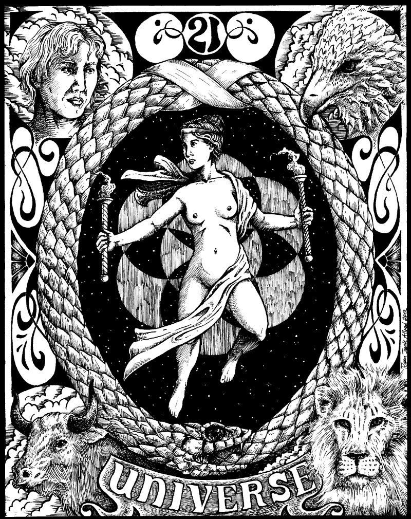 Universe Tarot Card